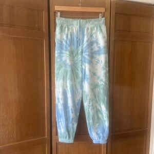 PACSUN Spiral Tie Dye Sweatpants Size Small
